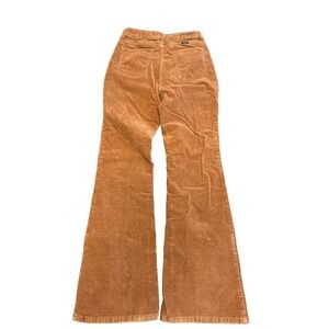 NWOT Wrangler Pants Women's 4X32 rust Brown Corduroy High Rise Fierce Flare